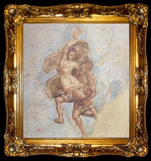 framed  Alma-Tadema, Sir Lawrence Faun and Bacchant (mk23), ta009-2